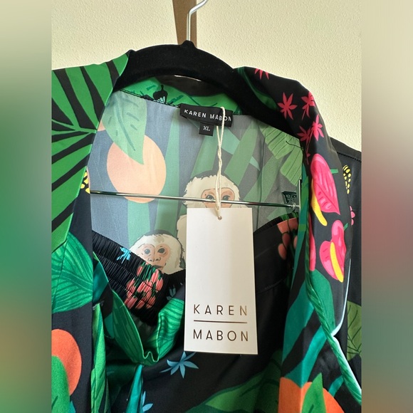 NWT Karen Mabon Tiger Pajama Set Sz XL - Picture 9 of 13